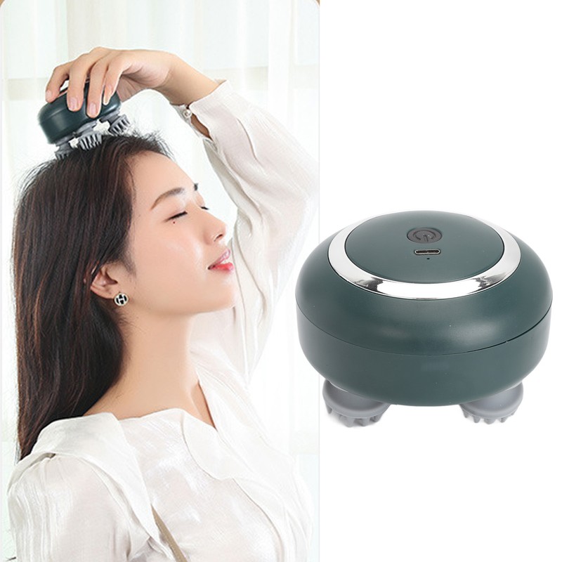 Electric Hair Massager with 4 Removable Claws Waterproof 3 Levels