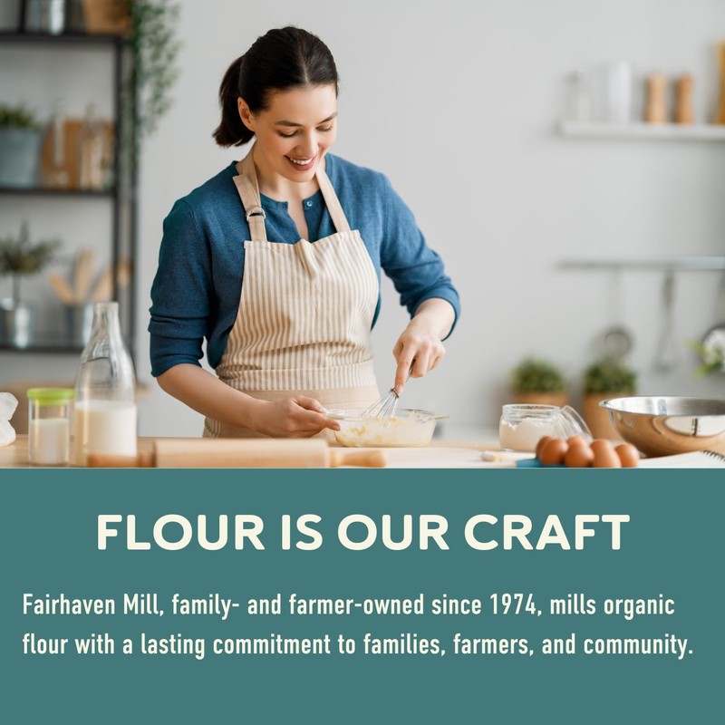 Fairhaven Mill Organic Buckwheat Flour - Whole Grain, Naturally Gluten-Free