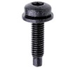 Rexka 20pcs Black T30 Torx Dog Point SEMS Bolt &