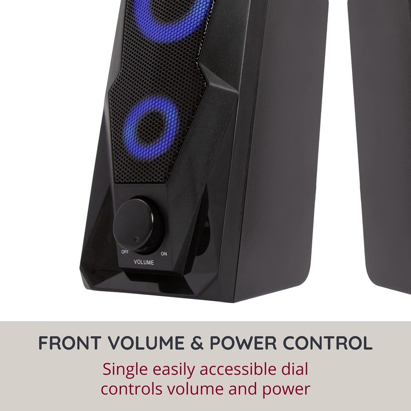i-Star PC Speakers, PC Speakers Gaming, Compact 6W Wired Computer