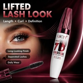 Juego 3 Mascara De Pestañas 7d Negro Alargador Y Waterproof
