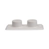 Croydex Double Cloth Holder, Beige