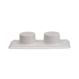 Croydex Double Cloth Holder, Beige