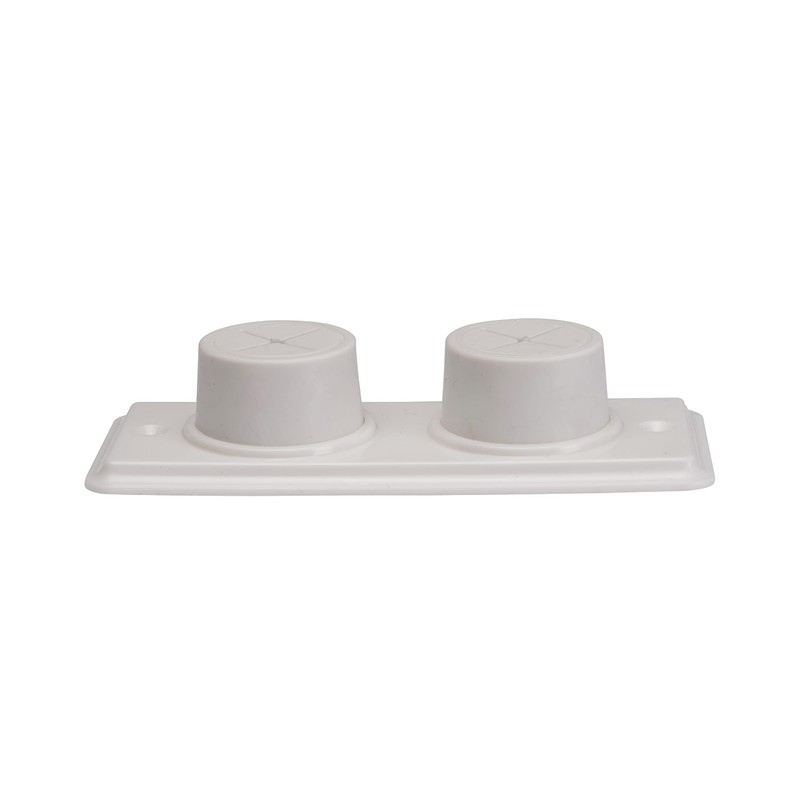 Croydex Double Cloth Holder, Beige