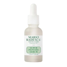 Mario Badescu Super Peptide Serum para todo tipo de piel, reduce la apariencia de líneas secas y arrugas, formulado con hialuronato de sodio y péptidos, 29 ml