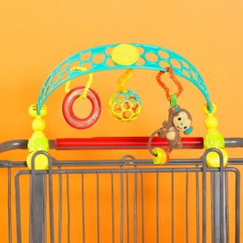 Bright Starts OBall Flex 'n Go Activity Arch Take-Along BPA-free Baby Stroller Toy, Age Newborn+