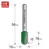 Trend CraftPro Cavetto Router Cutter Bit, 1/4 Inch Shank, 5mm