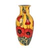 Old Tupton Ware Yellow Poppy 8 Inch Vase