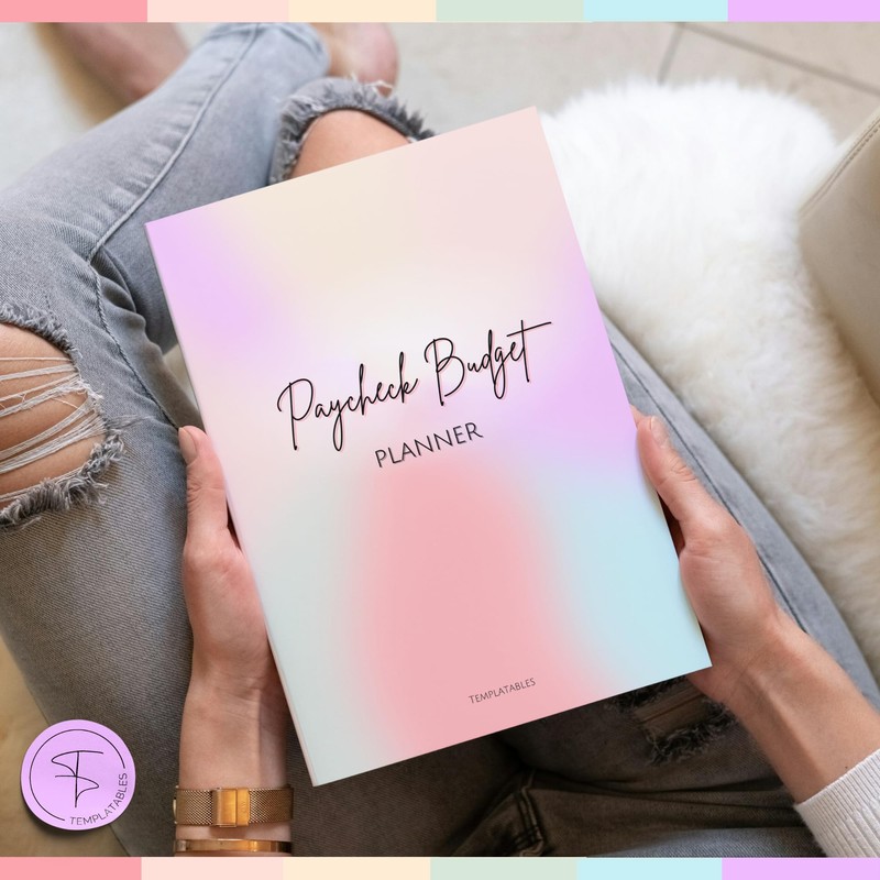 Paycheck Budget Planner - Undated Financial Organizer for Weekly, Bi-Weekly,