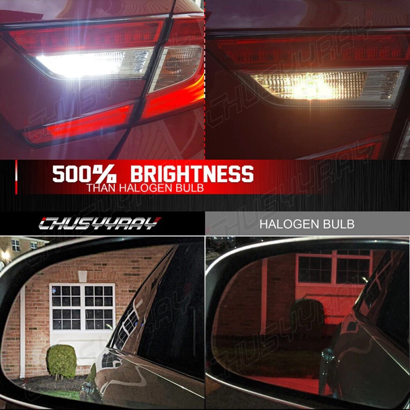 CHUSYYRAY LED 921 Reverse Backup + 2825 License Plate Light