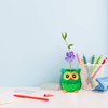 6 Sets DIY Ceramic Owl Succulent Pots Figurines Paint Craft