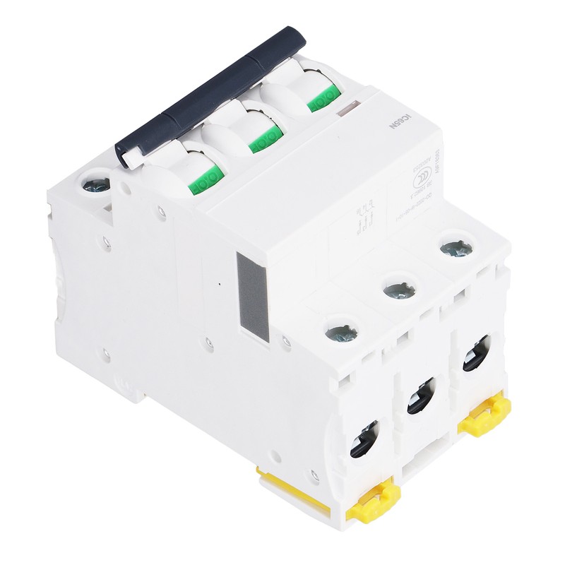 3P Miniature Circuit Breaker Easy Disassembly Assembly Din Rail Mount