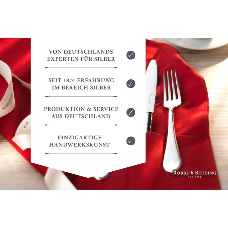 Robbe & Berking Cover cloth for 70 pieces.