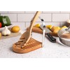 Jeanne Fitz Spoon Rest & Pot Lid Holder, Beechwood &