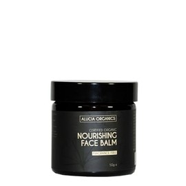 Alucia Organics Certified Organic Nourishing Face Balm Fragrance Free 50g - Pure, Natural, Cruelty Free, with Argan and Rosehip Oils, Scent Free for Sensitive Skin, to Moisturise Ageing Skin