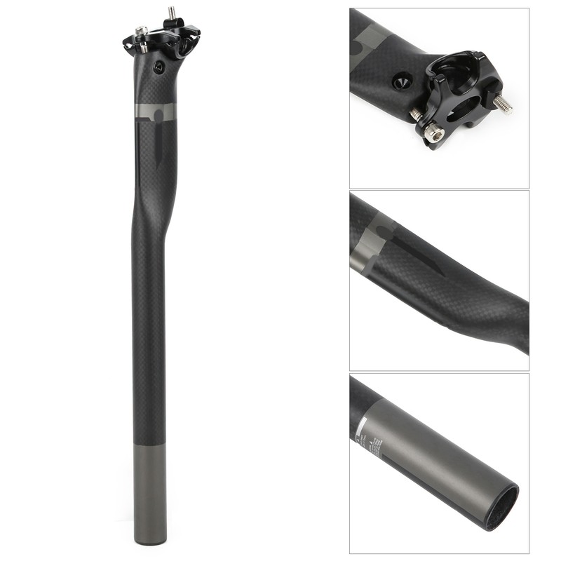 Carbon Fiber Bicycle Seatpost 27.2x400mm Folding Cycling Road Mountain Bike