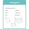 Baffect Small Movie Night Snack Trays 64pcs for Back to