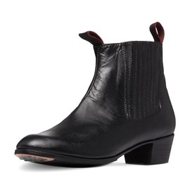 Colonial 127 Men's Folklorico Flamenco Boots with Nails, Leather, 5cm Heel, 10.5 US, 29.5 MX, Black