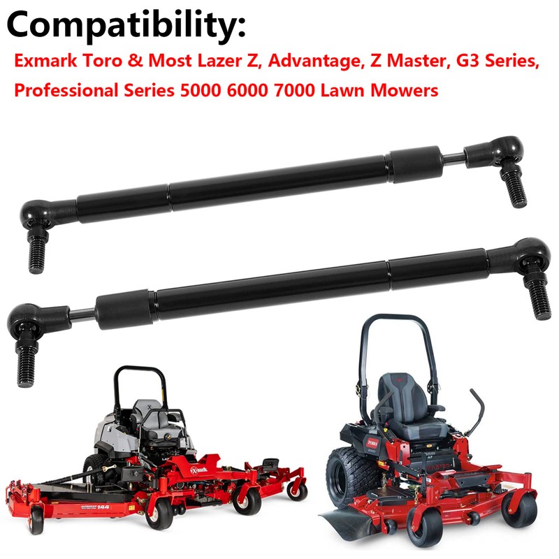 116-0027 Steering Dampers 2-Piece Set,Compatible with Exmark Toro & Most