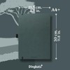 Dingbats* Wildlife A4 Green Deer Notebook - Squared