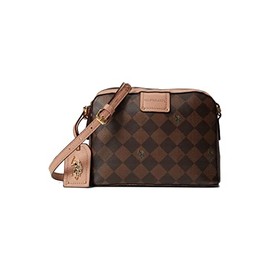 U.S. Polo Assn. Diamond Signature Crossbody Brown/Blush One Size