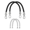 JRSHIRLEYLTD Pack of 2 40 cm Bag Handles, Leather Handles