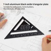 7 Inch Carpenters-Square-Aluminium Speed Square - Versatile Set Alloy Square