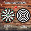 BBXWANG 12" Double-Sided Dart Board Set, Hanging Target Dart Board