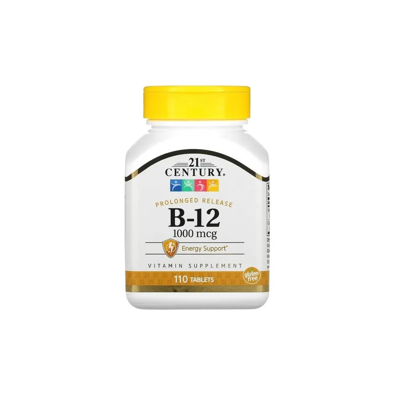 21st Century Vitamina B12 Premium 1,000 Mcg 110 Tabletas de