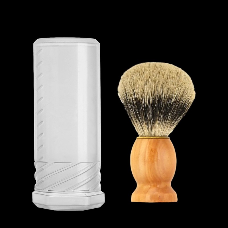 UGPLM Shaving Brush Travel Case Shaving Brush Tube Adjustable Gift