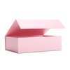 YACEYACE Pink Gift Wrap Box Bulk, 1Pcs Pink Magnetic Hard