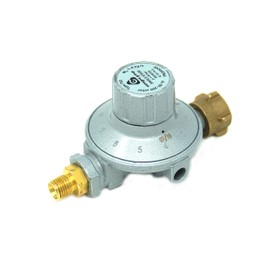CAVAGNA Low Pressure Regulator 50-200 mbar 11-Level Adjustable Gas Pressure Regulator for Gas Grill, Heater, Patio Heater, Stove