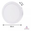 Importeek 5pz Lampara Techo Luz Led Moderna Sobreponer Empotrable 24w