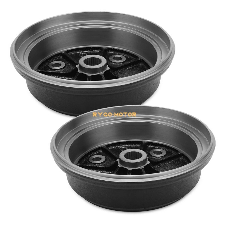M MATI Rear Brake Drums & Brake Shoes For Kawasaki