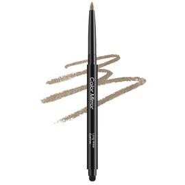 Color Mirror Smudge Proof Eyeliner, Waterproof Retractable Eye liner with Brush, Matte and Shimmer Eyeliner Pencil, Creamy Texture, Long lasting & Smooth(49 Ginger Shimmer)