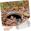 Operitacx Stainless Steel Downspout Filter Strainer Roof Gutter Guard for
