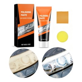 Crema Restauradora Para Faros Auto Moto Limpieza 60g Aliento Del Viento