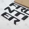 Unbranded Matte Black Raised Tailgate Letters for 2022-24 Nissan Frontier