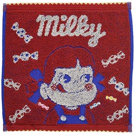 Marushin 2965003400 Mini Towel, Peko & Poko, Milky Candy, Approx. 9.8 x 9.8 inches (25 x 25 cm)