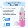 Hands-Free Baby Bottle - Anti-Colic Nursing System 7 oz Glass