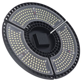 LED Bay Light 60W Waterproof 288 Lamp Beads Foldable 3 Leaf E26 E27 Garage Light for Basements 100 to 277V