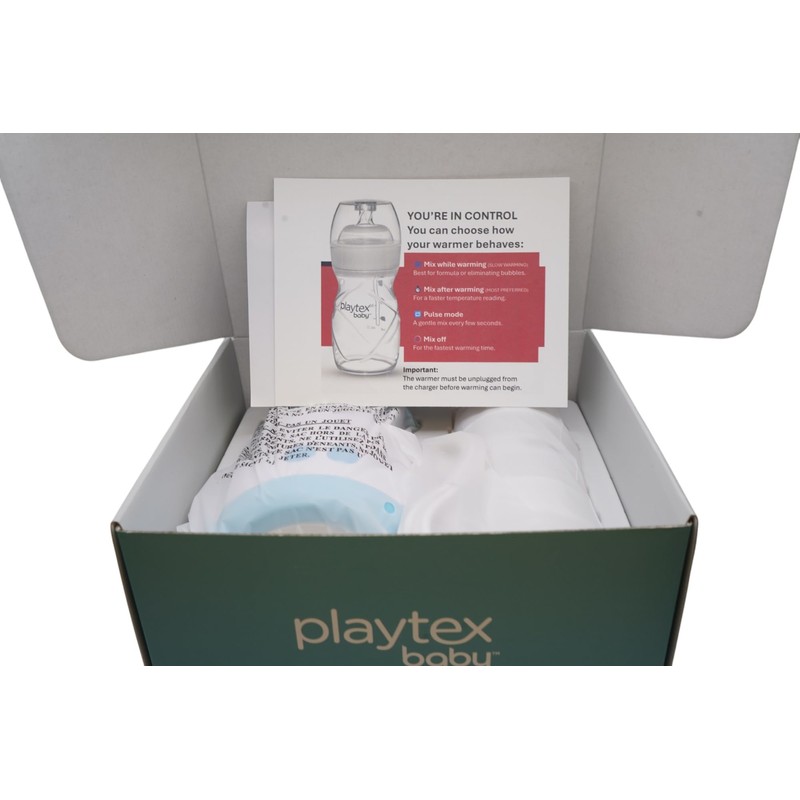 Playtex Baby Vortex Portable Rechargeable Bottle Warmer for Breastmilk or