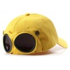 ALVEIN Cap with Goggles, Pilot Cap, Hip Hop, Unisex, One