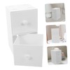 Alipis 2pcs Storage Box Desktop Organizer Drawers Desktop Drawer Units
