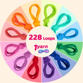 BeBesta Weaving Loom Kit Toys for Kids and Adults, Ideal Gifts for Girls Ages 5 6 7 8-12 13，DIY Arts and Crafts, Potholder Loom Knitting Activity, 228 Craft Loops (Complete Set, Iridescent)