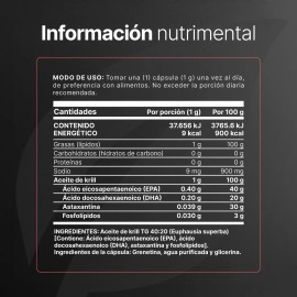 Aceite de Krill Con 90 Cpsulas 1000mg Alta Concentracin  90 das vs Otros con 30 das  Con EPA, DHA y Astaxantina  Bienestar Cardiovascular y Cerebral, 