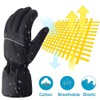 Winter Heated Gloves Waterproof Electric Thermal Glove Non Slip and