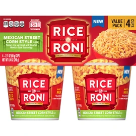 Rice-A-Roni Cups, Mexican Street Corn, 2.11 Oz, 4 Pack