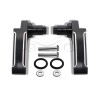 Unbranded Black Saddlebag Lid Lifter Latch Levers For Harley Street