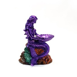 KINGSHA Mermaid Statue Crystal Ball Display Base - Color: MRYSJQDZ-1